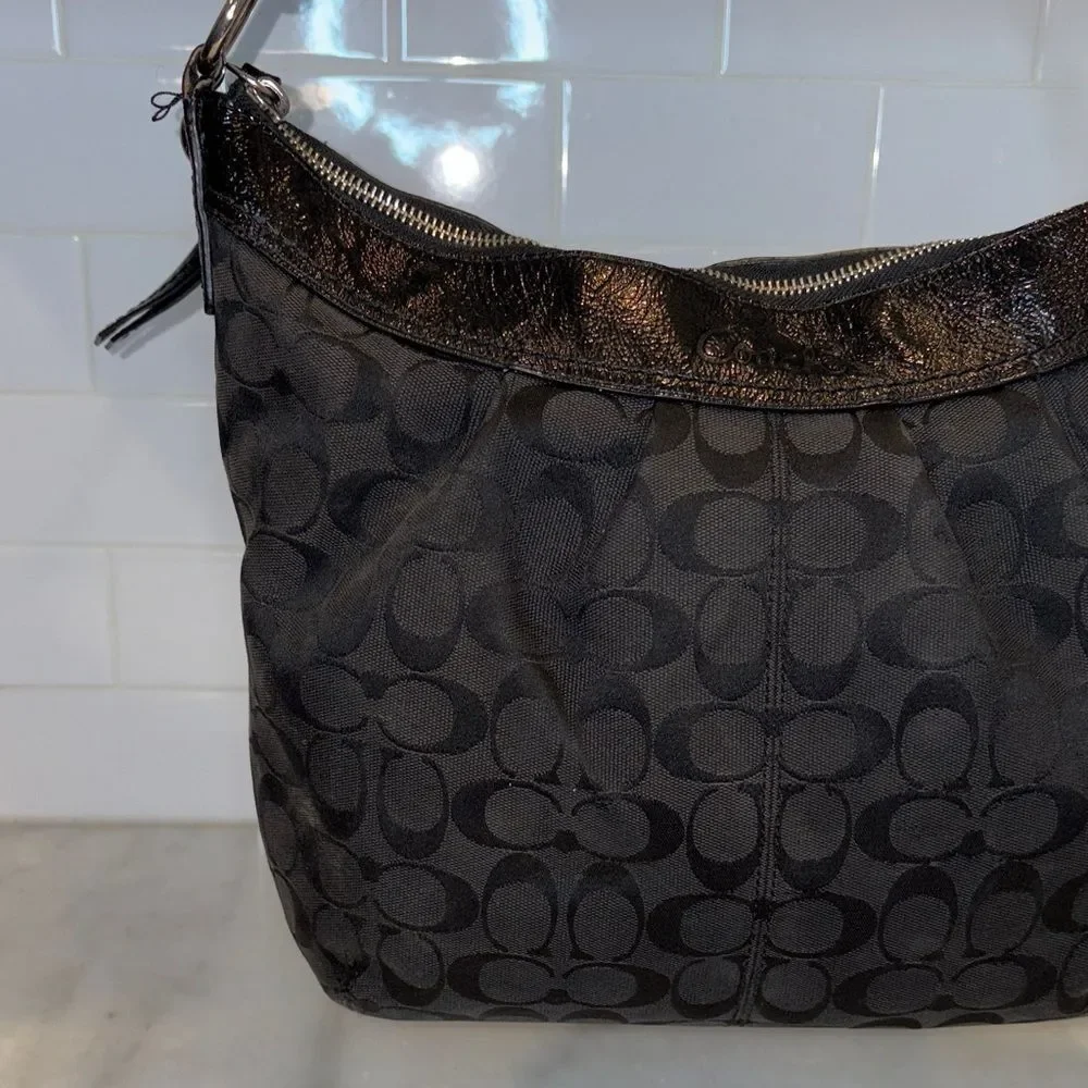 Coach Bag Purse Handbag Y2K Vintage Signature Ashley Hobo Crossbody Shoulder Bag - Picture 2 of 16